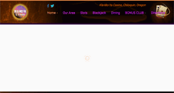 Desktop Screenshot of klamoyacasino.com